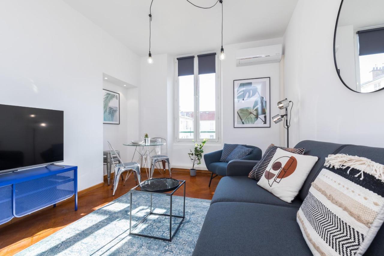 7 Medecin - Place Massena - Central 2P - Lumineux - Climatise Nice Bagian luar foto