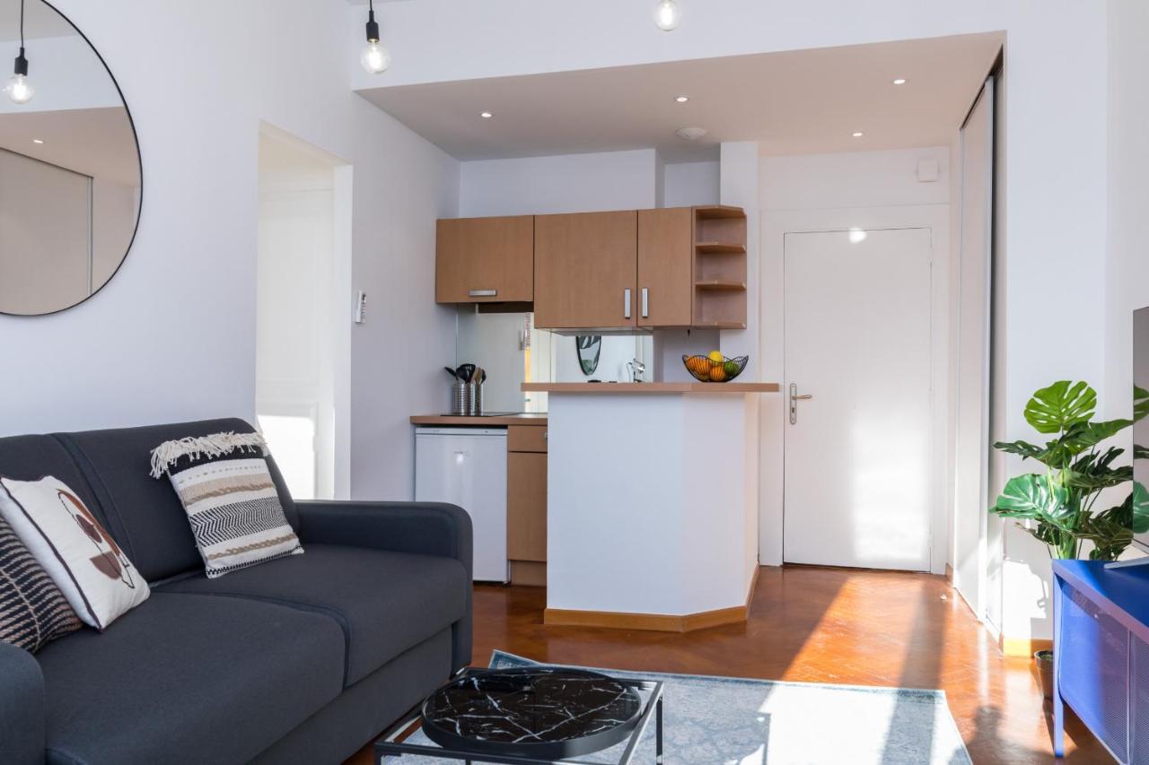 7 Medecin - Place Massena - Central 2P - Lumineux - Climatise Nice Bagian luar foto